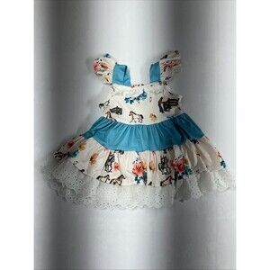 Cowgirl Baby Dress In New Condition With Tags Size 3-6 Months In New Condition